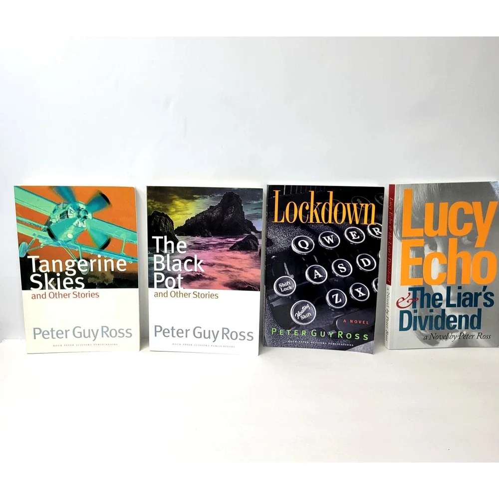 Peter Guy Ross 4 PB Lot Tangerine Skies‎ Black Pot Lockdown Lucy Echo Books